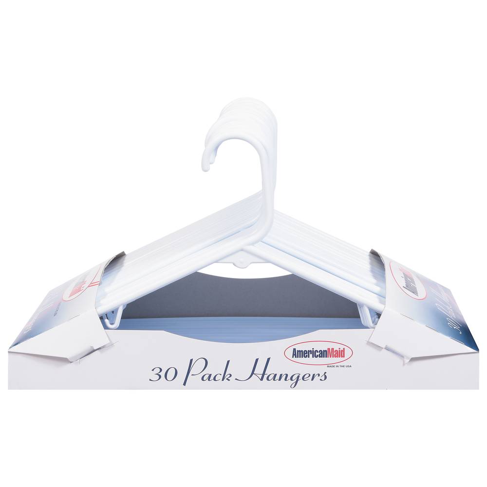 American Maid Black Plastic Hangers (3 lbs)