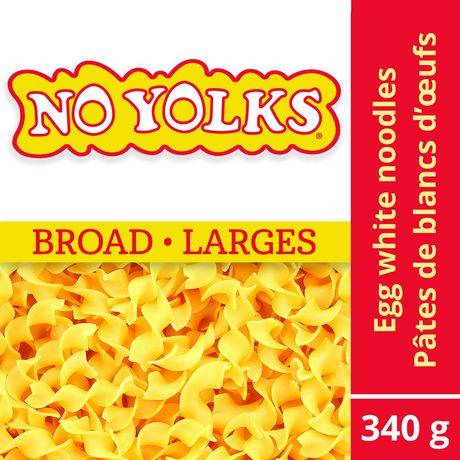 No Yolks Broad Egg White Noodles Pasta (340 g)