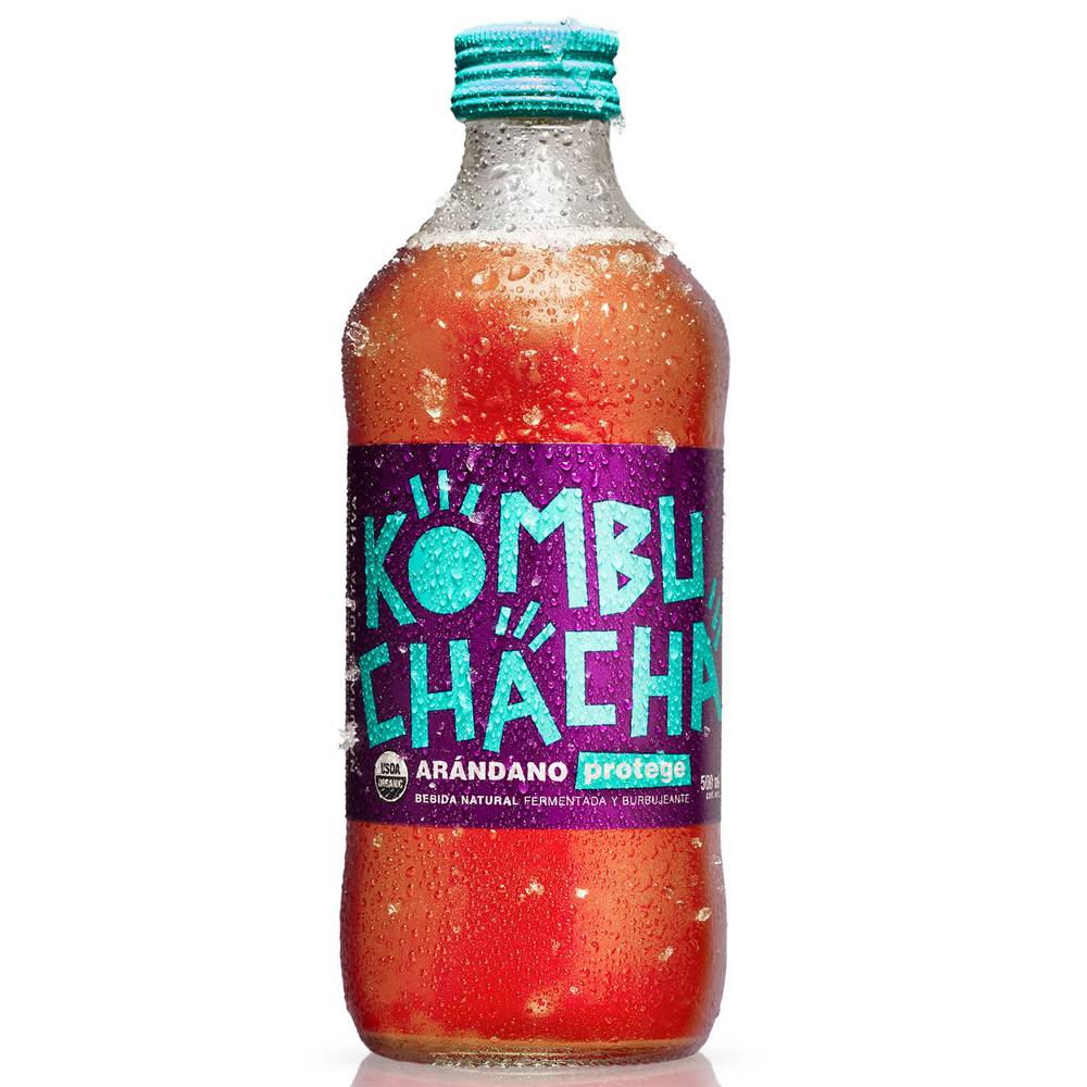 Kombuchacha kombucha arándano (botella 500 ml)