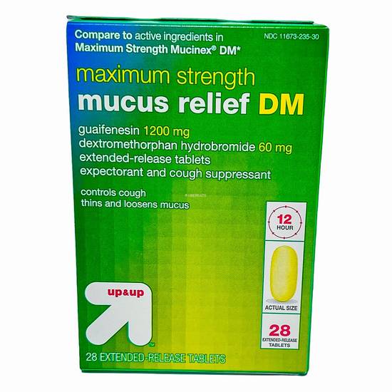Up&Up Maximum Strength Mucus Relief Dm Tablets
