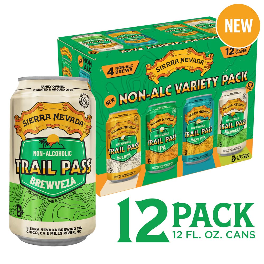 Sierra Nevada Trail Pass Craft Beer Variety pack (12 x 12 oz)