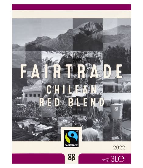 Co-op 2022, Fairtrade Chilean Red Blend Wine (3L)