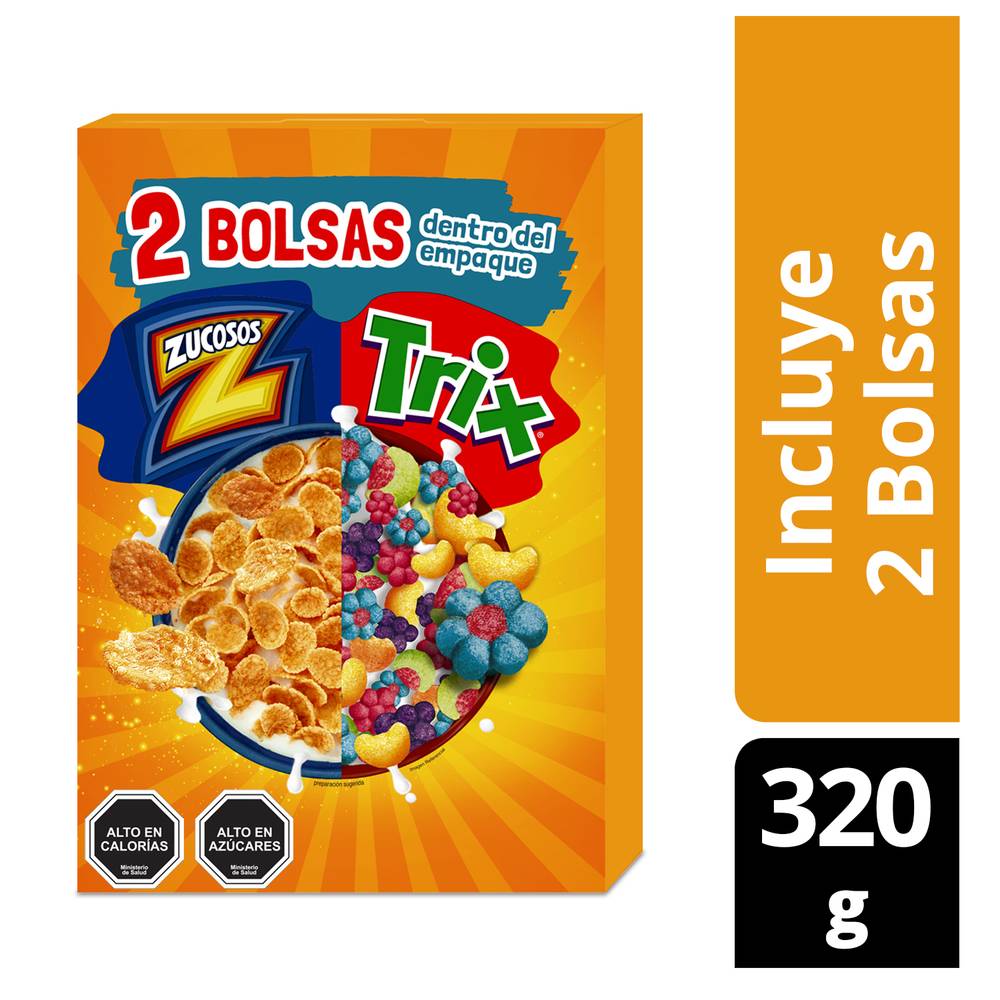 Nestlé · Pack cereal trix + zucos (2 un)