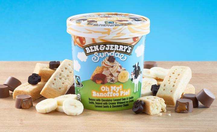 Ben & Jerry's Banoffee Pie Sundae Ice Cream 427ml