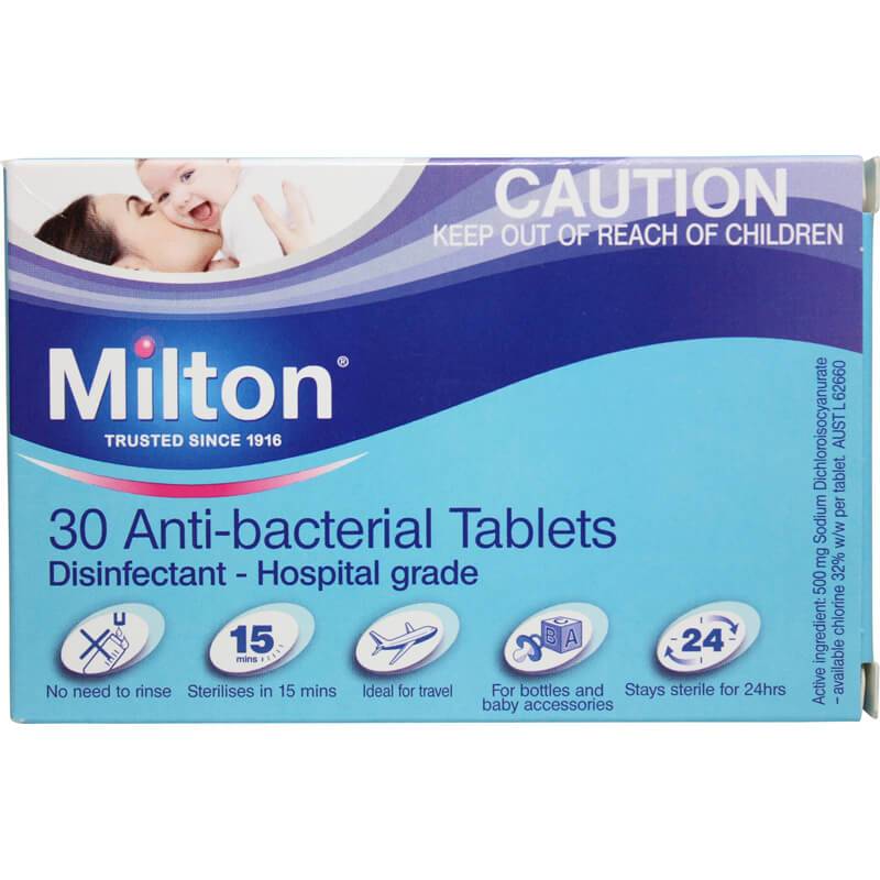 Milton Antibacterial Tablets 30pk
