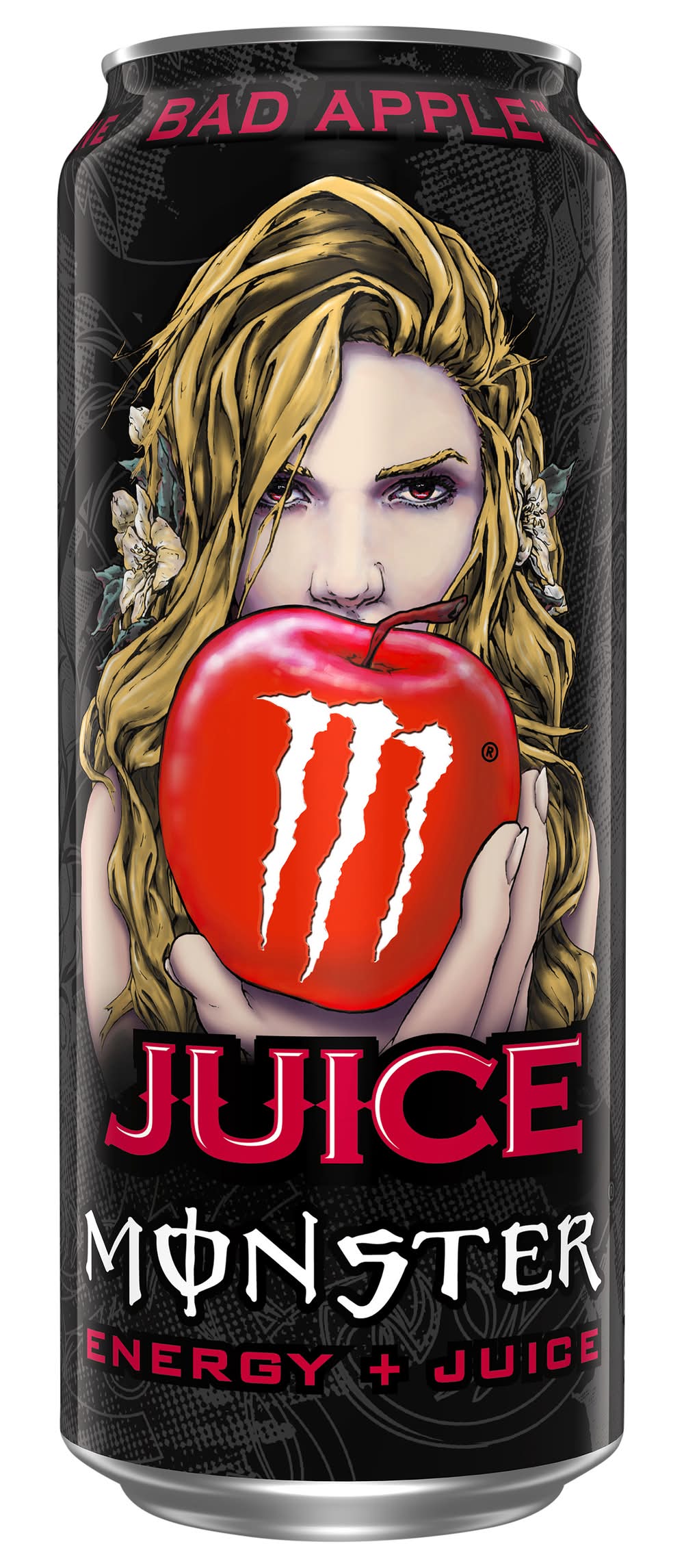 Monster Energy Juice Energy Drink, Bad Apple (16 fl oz)