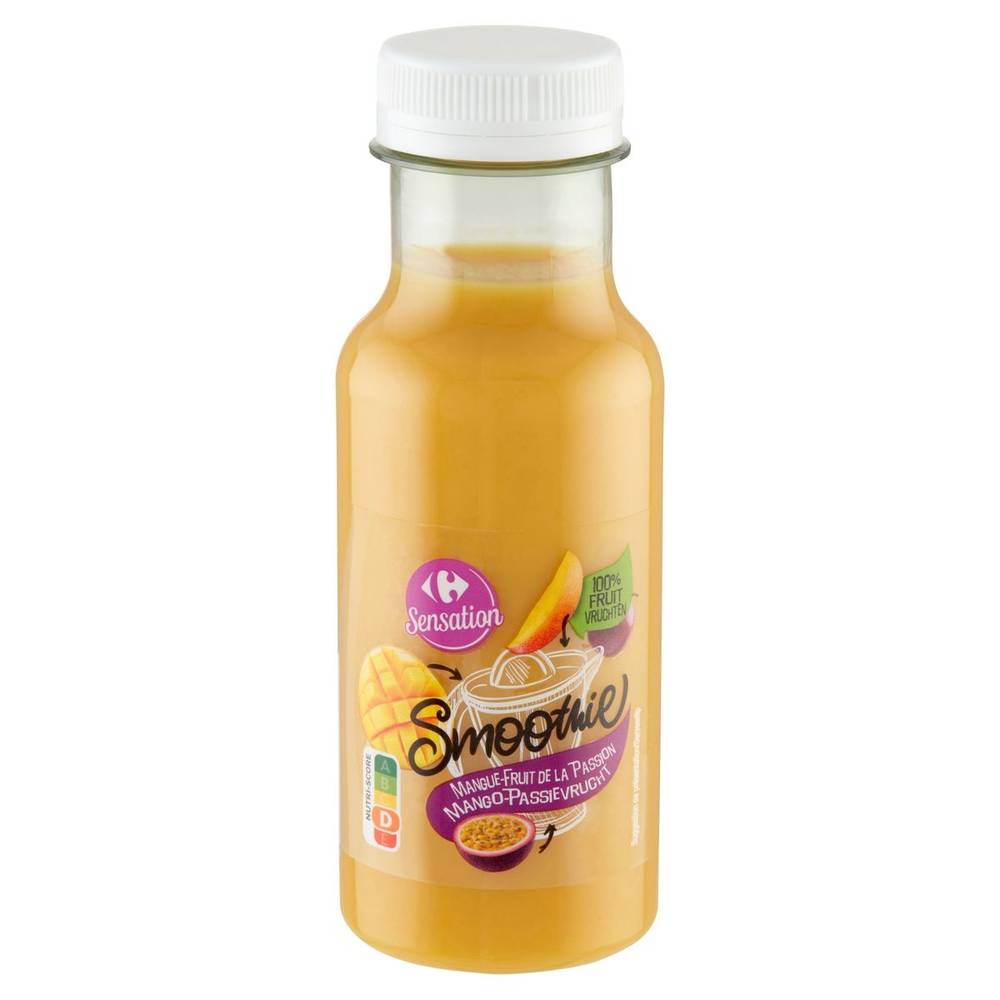 Carrefour Sensation Smoothie Mangue-Fruit de la Passion 250 ml