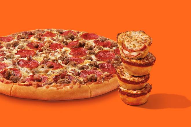 3 Meat Treat Pizza & Crazy Puffs™ Bundle