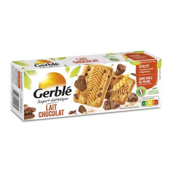 Biscuits lait chocolat Gerble 230 g