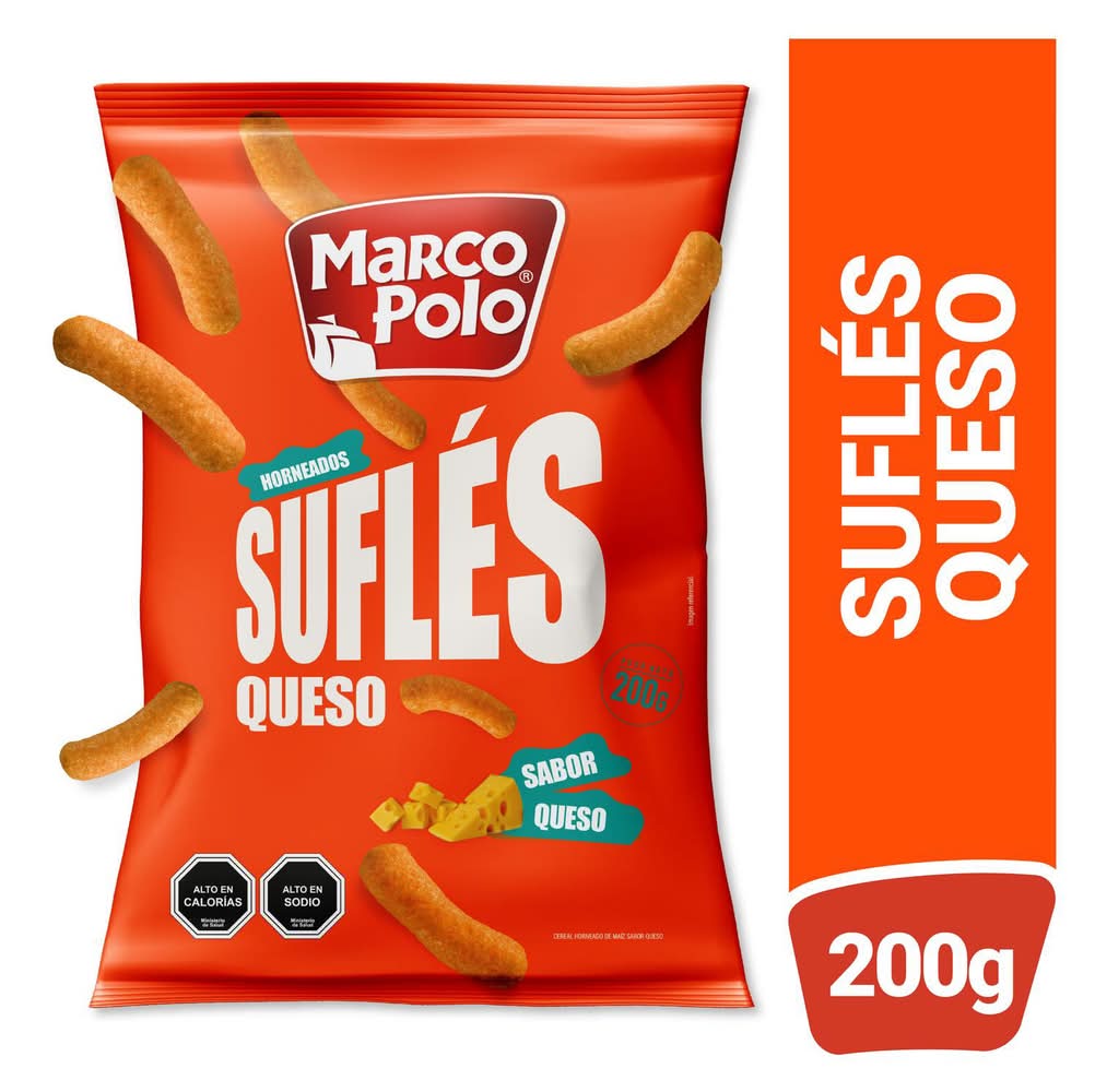 Marco Polo · Crunchis suflés horneados - Queso (200 g)