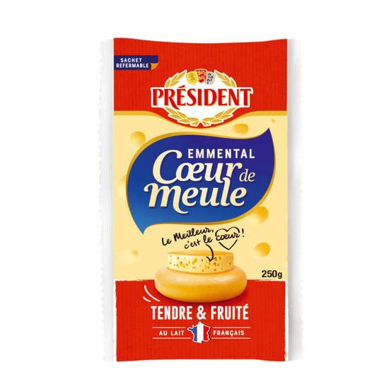 Fromage - Emmental - Coeur de Meule 250g PRESIDENT