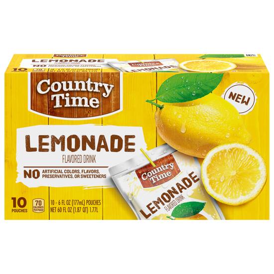 Country Time Lemonade Drink ( 10 ct ,6 fl oz )