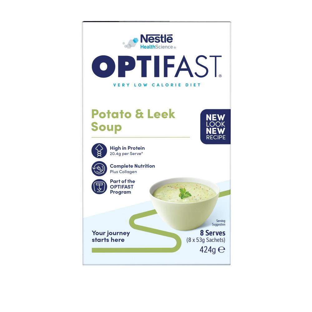 OPTIFAST Potato & Leek Soup 8 x 53g