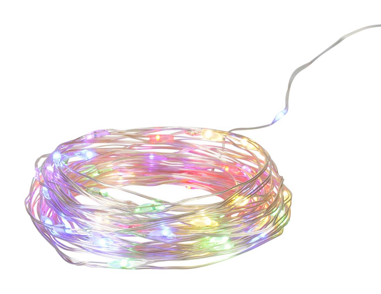 Holiday Living Multicolor Led Battery-Operated Indoor Christmas String Lights, 20-ft (60 ct)