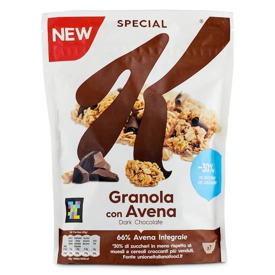 Cereales ganola Avena con Chocolate Nego Kellogg'S Special K (320 g)