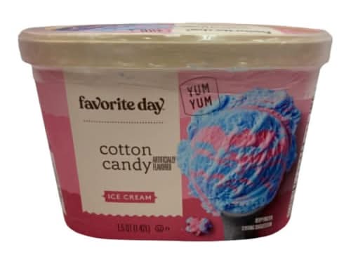 Favorite Day Ice Cream, Cotton Candy (1.42 L)
