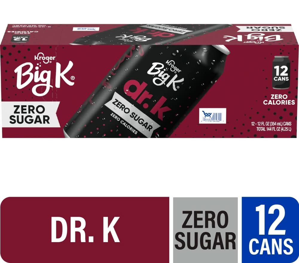 Big K® Dr K Zero Sugar Zero Calorie Soda Cans