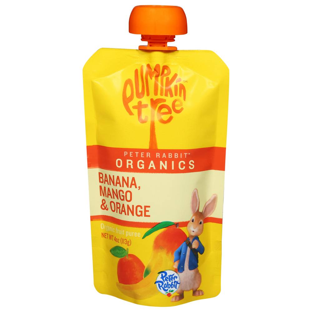 Pumpkin Tree Peter Rabbit Organics Baby Food, Banana Mango & Orange (4 oz)