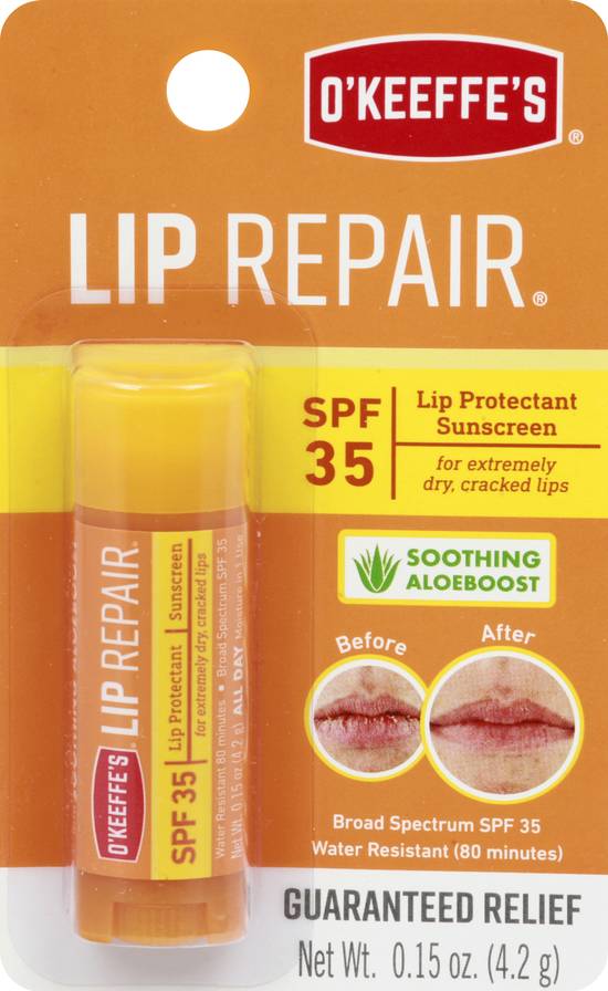 O'keeffe's Lip Repair Spf 35 Lip Protectant Sunscreen