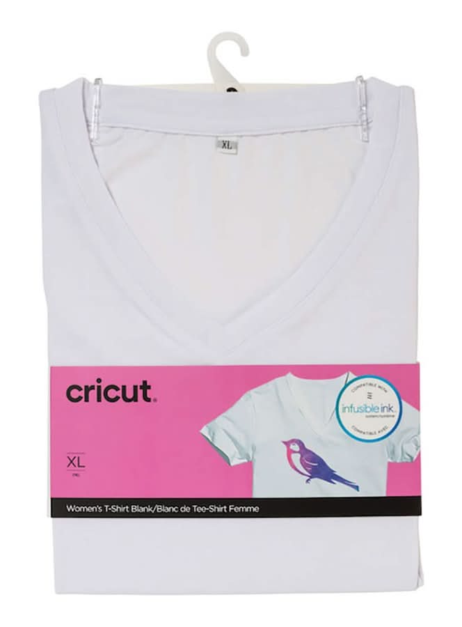 Cricut Womens T Shirt, Small, White