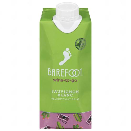 Barefoot Wine To Go Sauvignon Blanc Wine 2019 (500 ml) (pear & citrus)