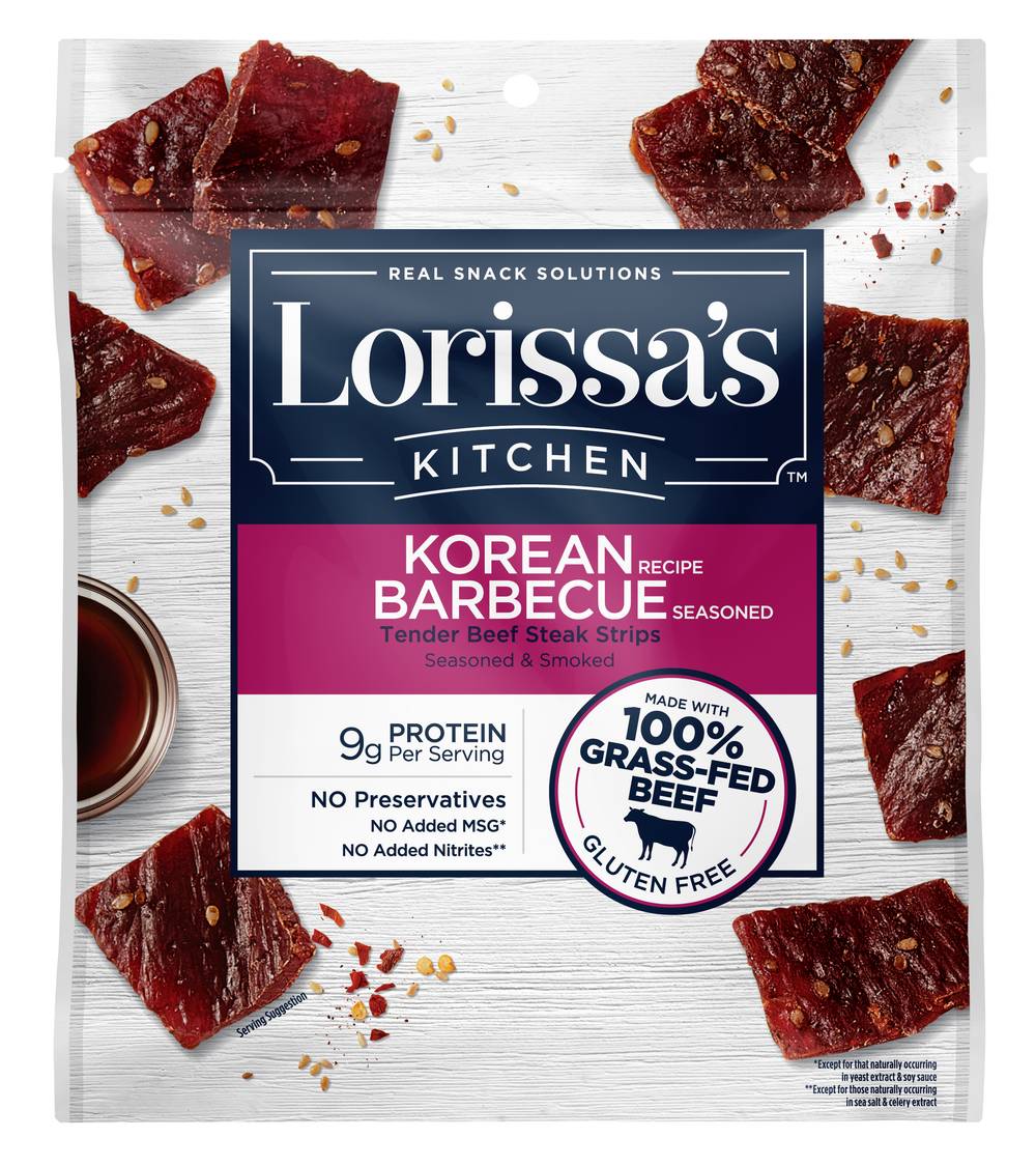 Lorissa's Kitchen Korean Bbq Beef Jerky (2.25oz bag)
