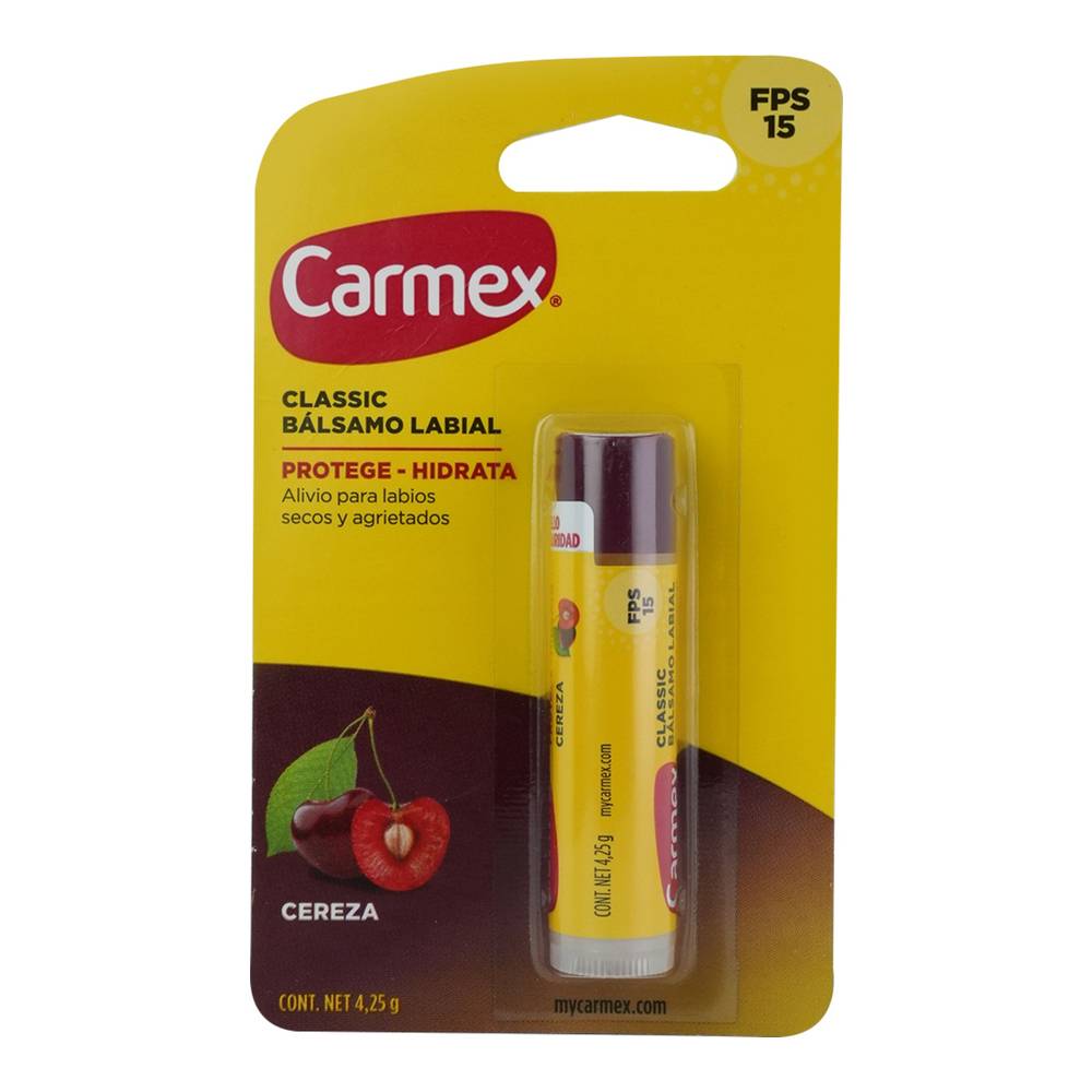 Carmex balsamo para labios cereza  (1 pieza)