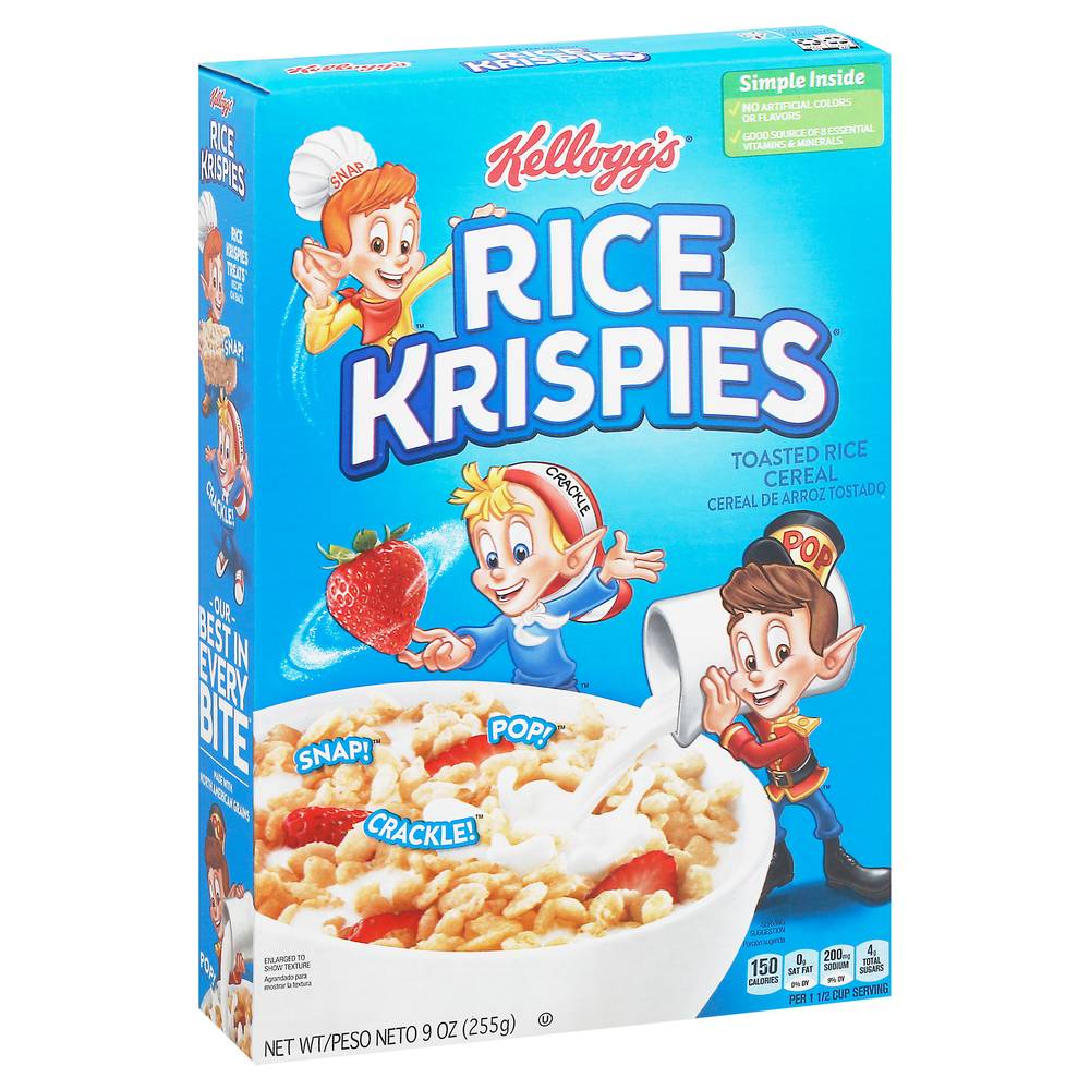 Kellogg's Rice Krispies Toasted Rice Cereal (9 oz)