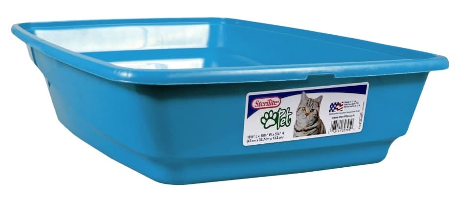 Sterilite Litter Pans, Large, Blue