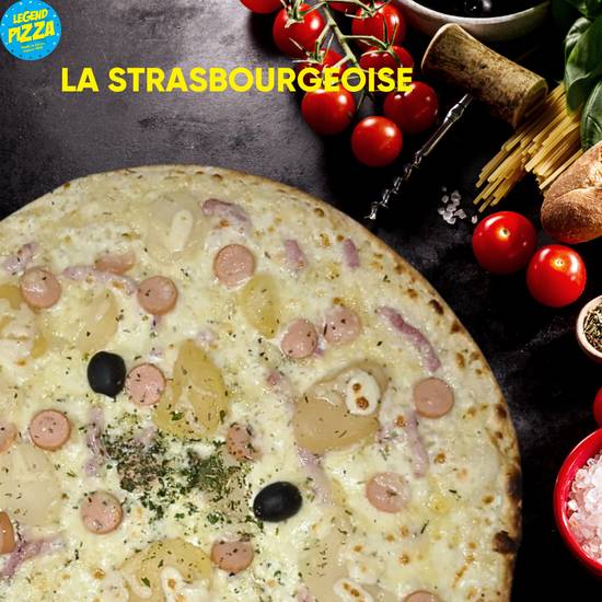 Pizza strasbourgeoise
