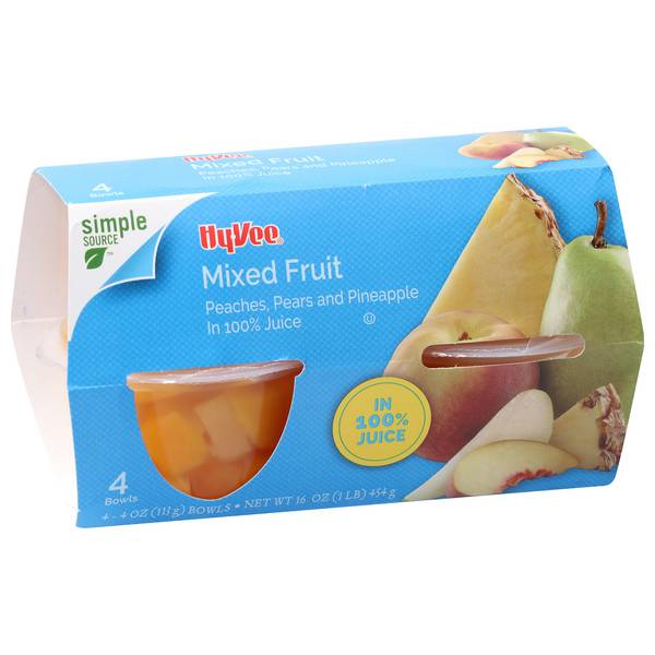 Hy-Vee Mixed Fruit Juice Bowls (assorted)