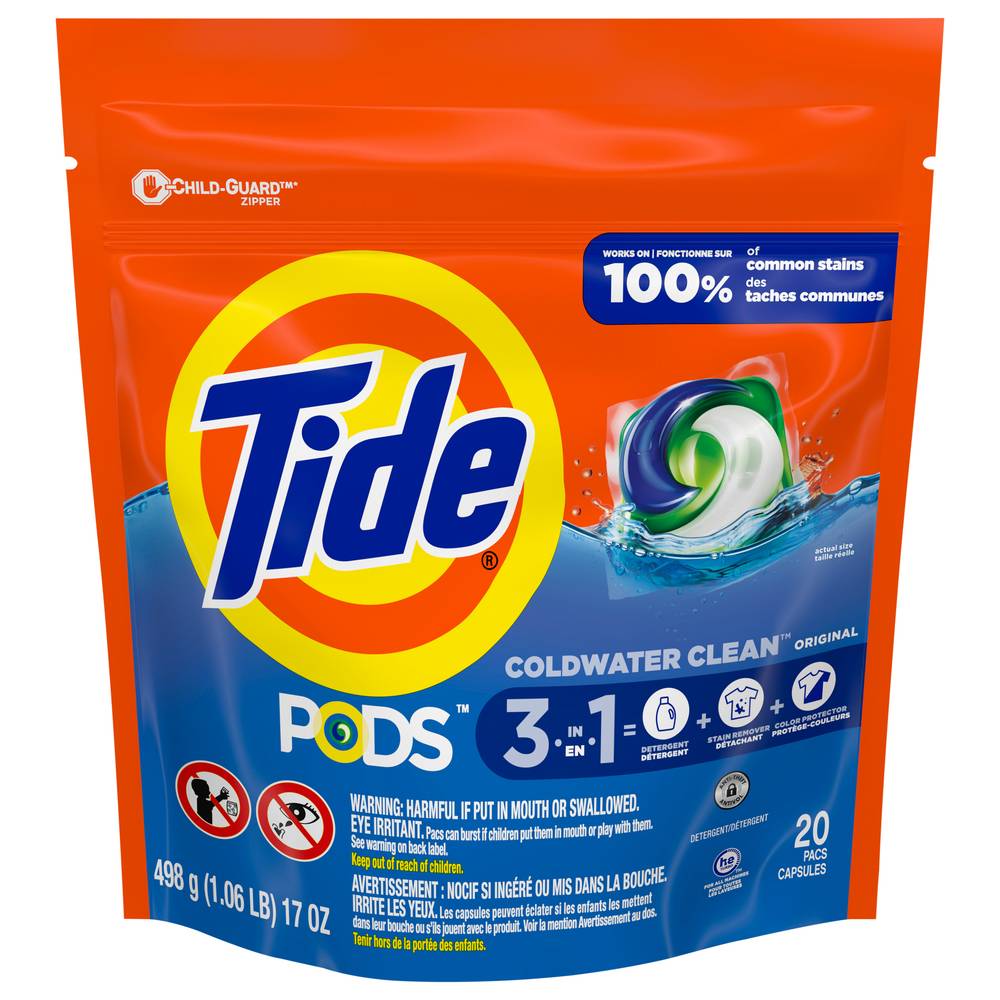 Tide Pods 3 in 1 Original Detergent