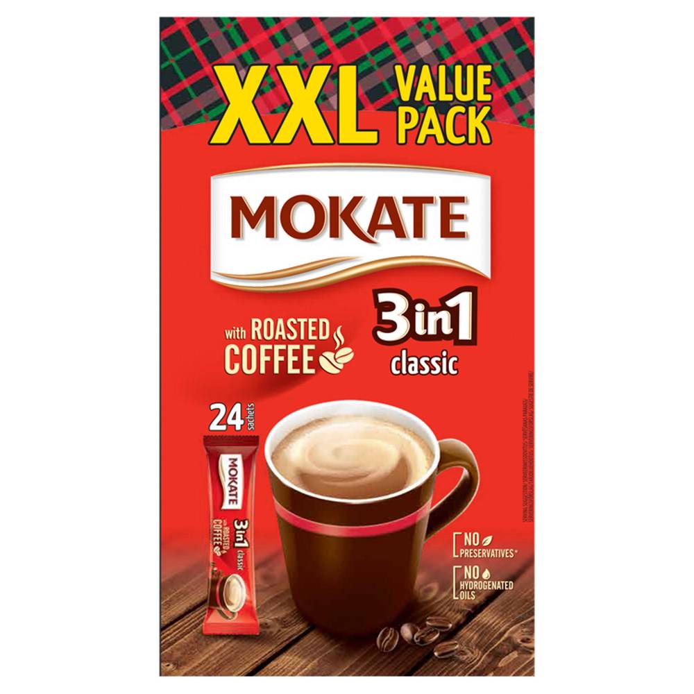 Mokate 3In1 Coffee Extra Value pack (24 x 17g)