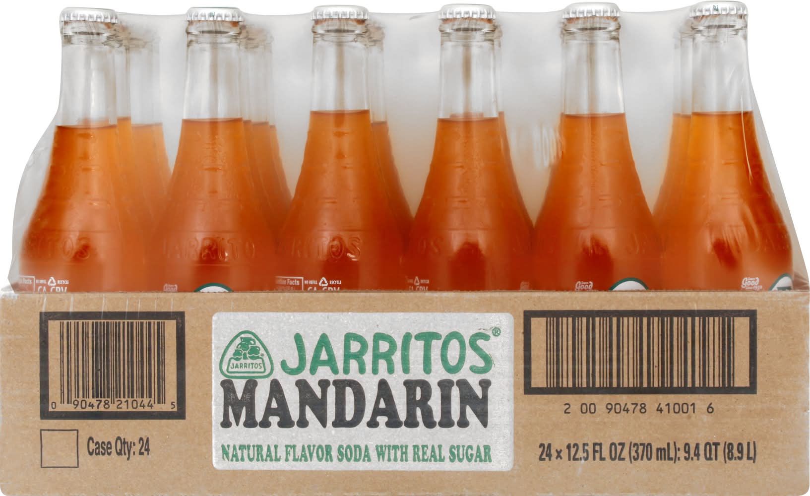 Jarritos Soda, Mandarin (24 x 12.5 fl oz)
