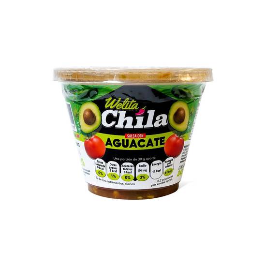 Salsa con aguacate (245 ml)