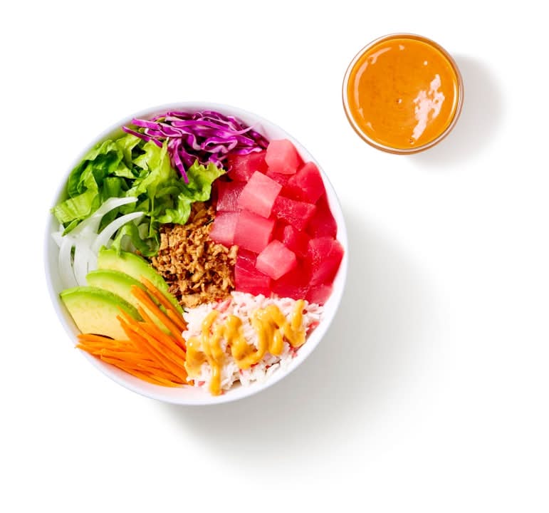 Flyin’ Hawaiian Tuna Poke with Spicy Poke Sauce