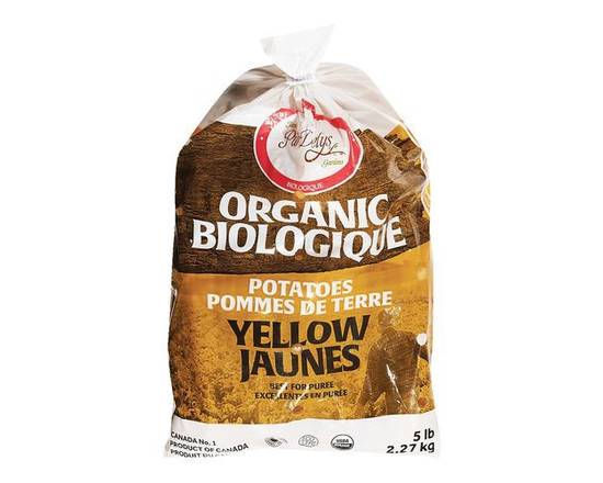Pur Delys · Pommes de terre jaunes biologiques (750 g) - Organic Yellow Potatoes (2.27 kg)