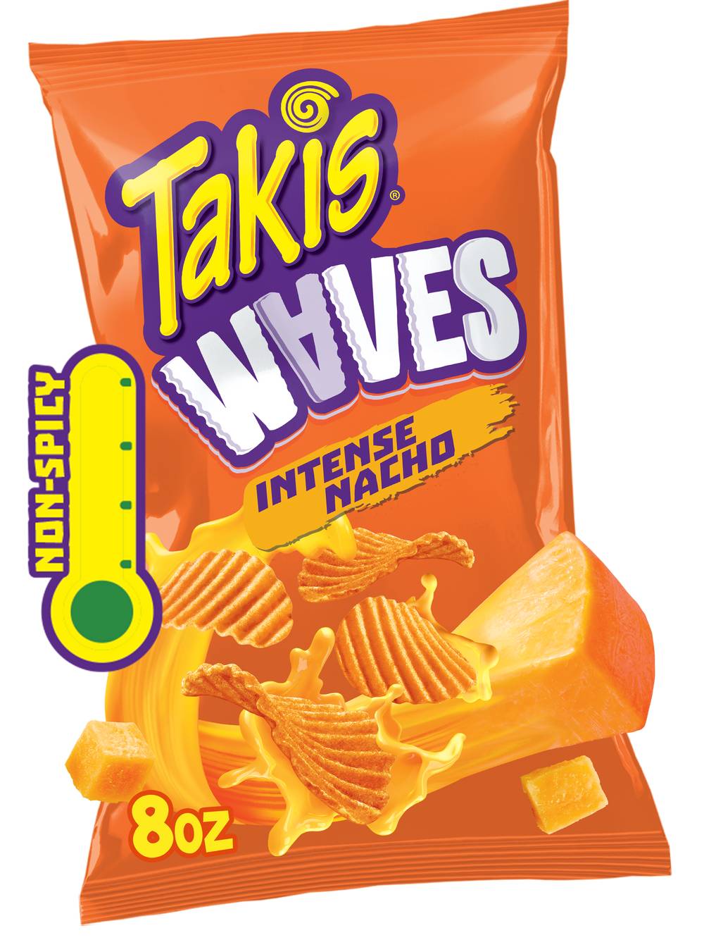 Takis Waves Intense Nacho 8oz.