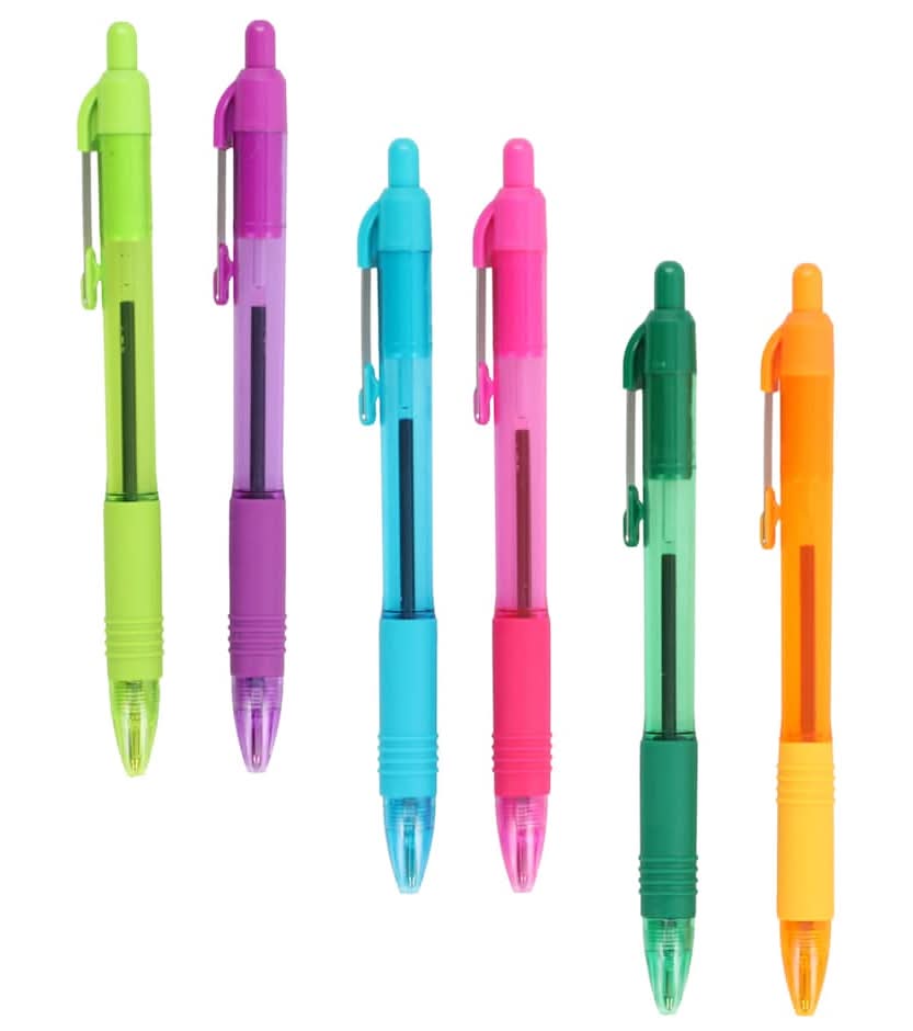 Zebra Z-grip Ball Point Pens With Rubber Grip, Assorted Colors, 2-pc Pack.