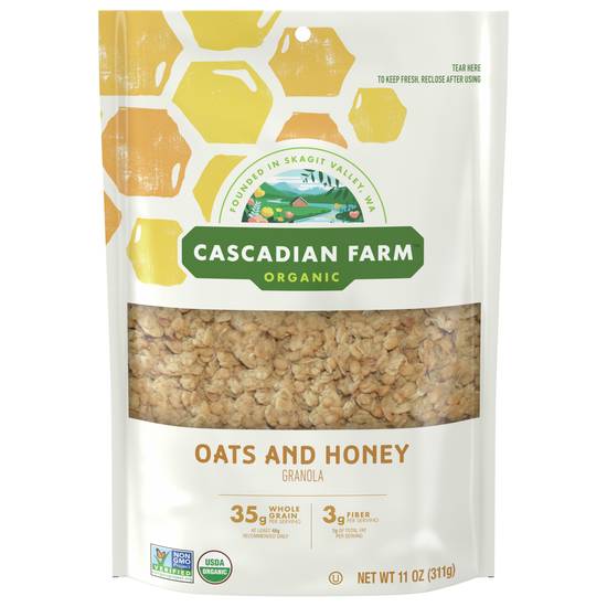 Cascadian Farm Organic Oats and Honey Granola