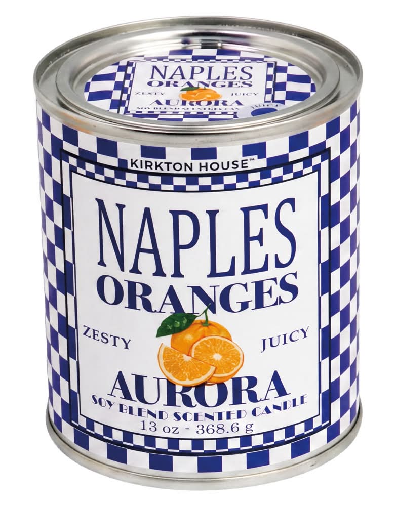 KIRKTON HOUSE Naples Oranges Vintage Tin Can Candle