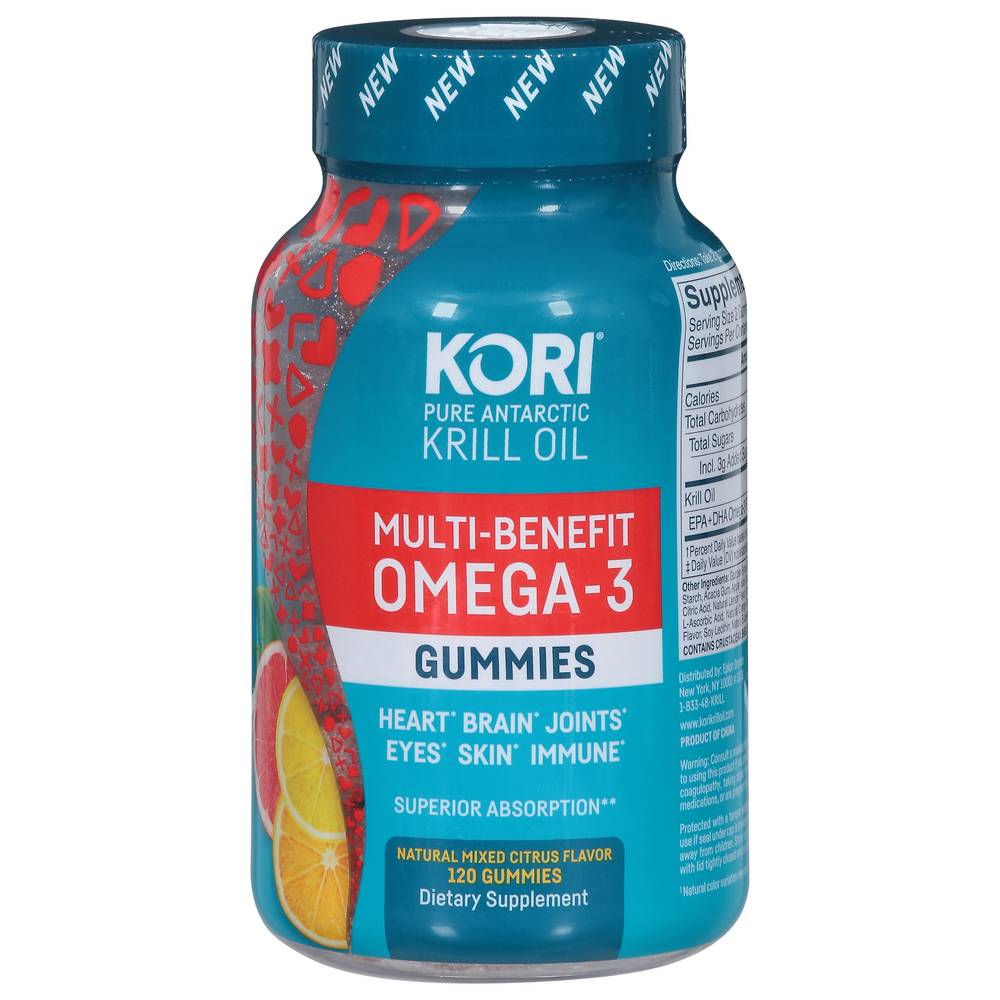 Kori Gummies Multi-Benefit Omega-3 (120 ct)