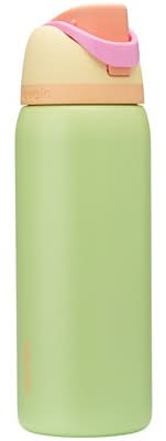 Owala 32 Oz Free Sip Stainless Steel Water Bottle, Lime Light