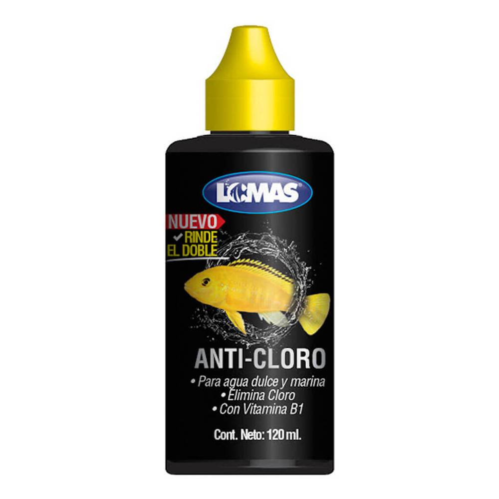 Lomas · Químico anticloro para acuarios (120 ml)