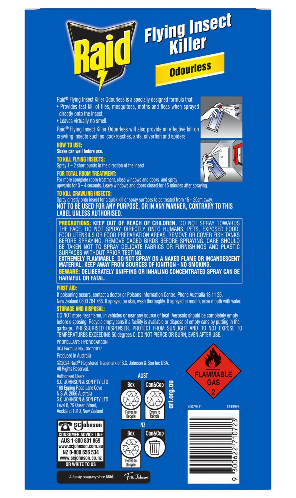 Wheeler's Raid Distillery Raid Flying Insect Killer Delivery Near Me ...