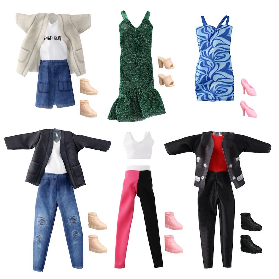 Just Pretending Doll Fashion Outfits, 1-ct. Packs