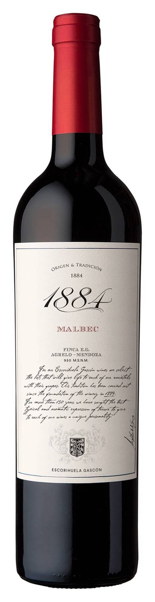 1884 Reservado Malbec (750 ml) - 13.7% ABV