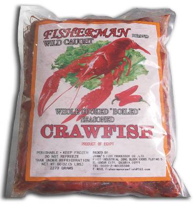 Whole Cooked Seasoned Crawfish - 5lbs