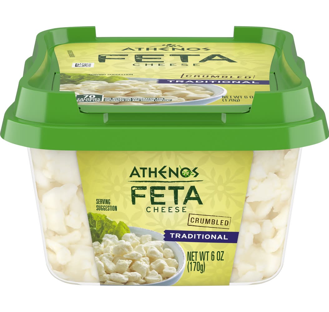 Athenos Traditional Crumbled Feta Cheese (6 oz)