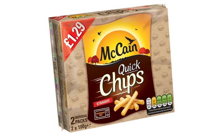 McCain Quick Chips Straight 2 x 100g (400585)  